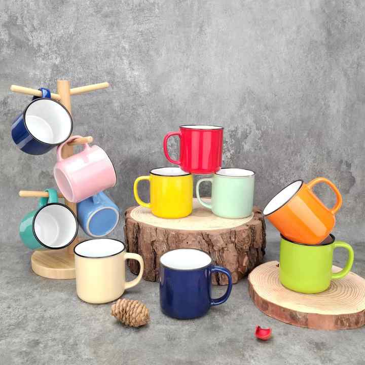 Matt Color Glazed Ceramic Coffee Mug
