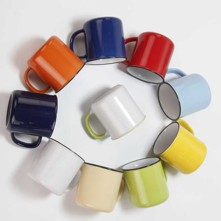 Matt Color Glazed Ceramic Coffee Mug