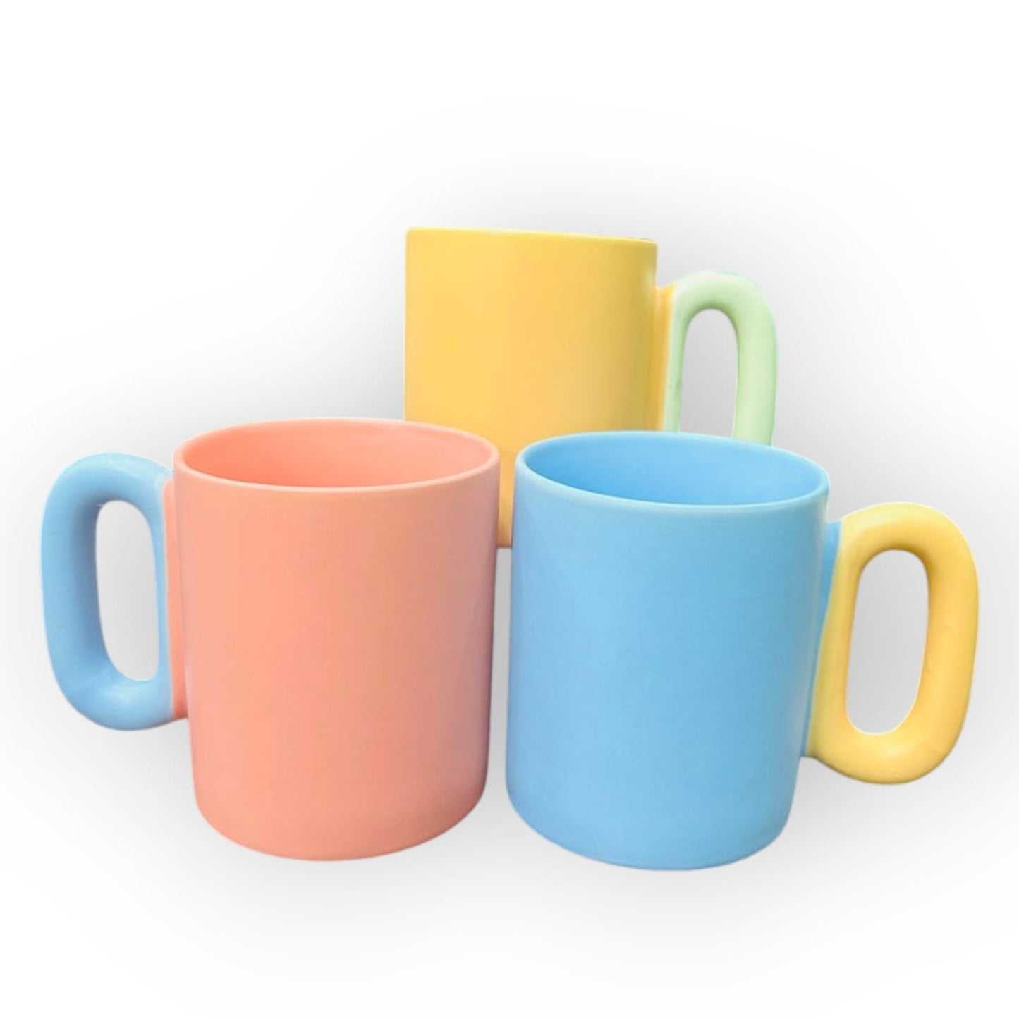 Cute Creative Crooked Handle Coffee Mug