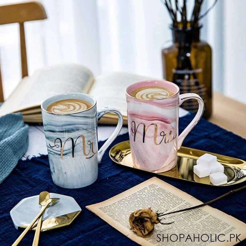 Mr & Mrs Mug| Marble Pattern Mug