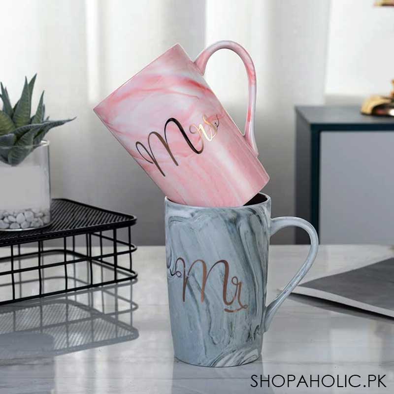 Mr & Mrs Mug| Marble Pattern Mug