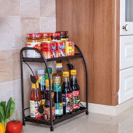 New Kitchen Storage Rack With Two Shelves