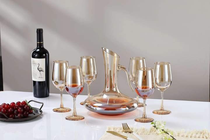 7 Pcs Set Decanter Wine And Glasses