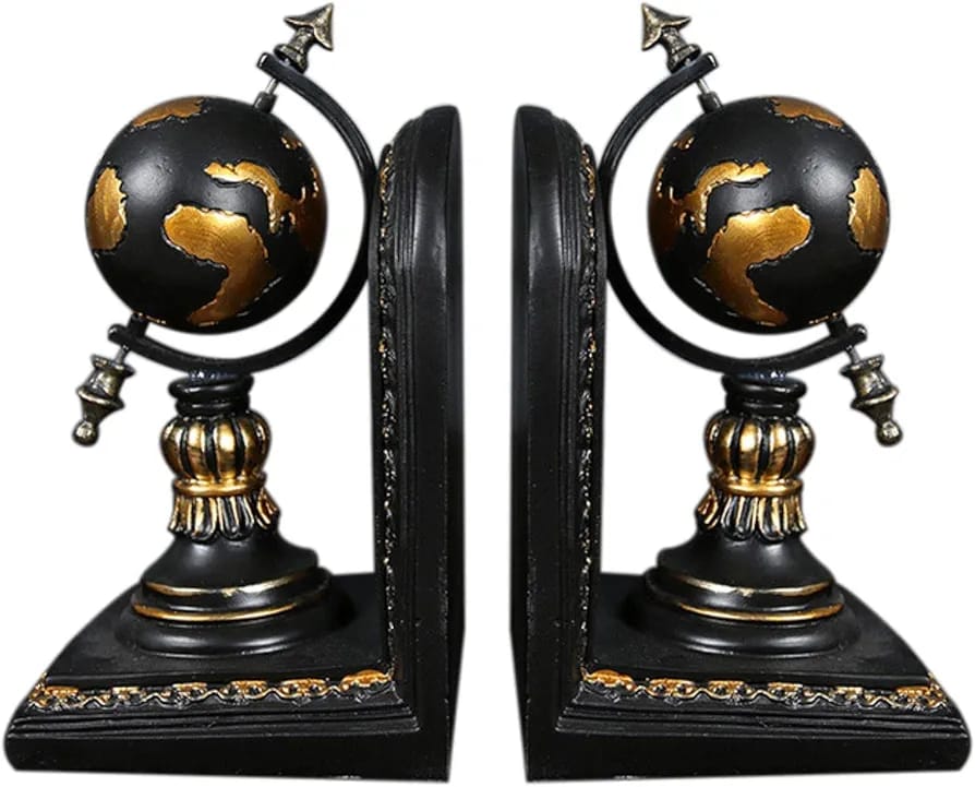 Decorative World Globe Bookends