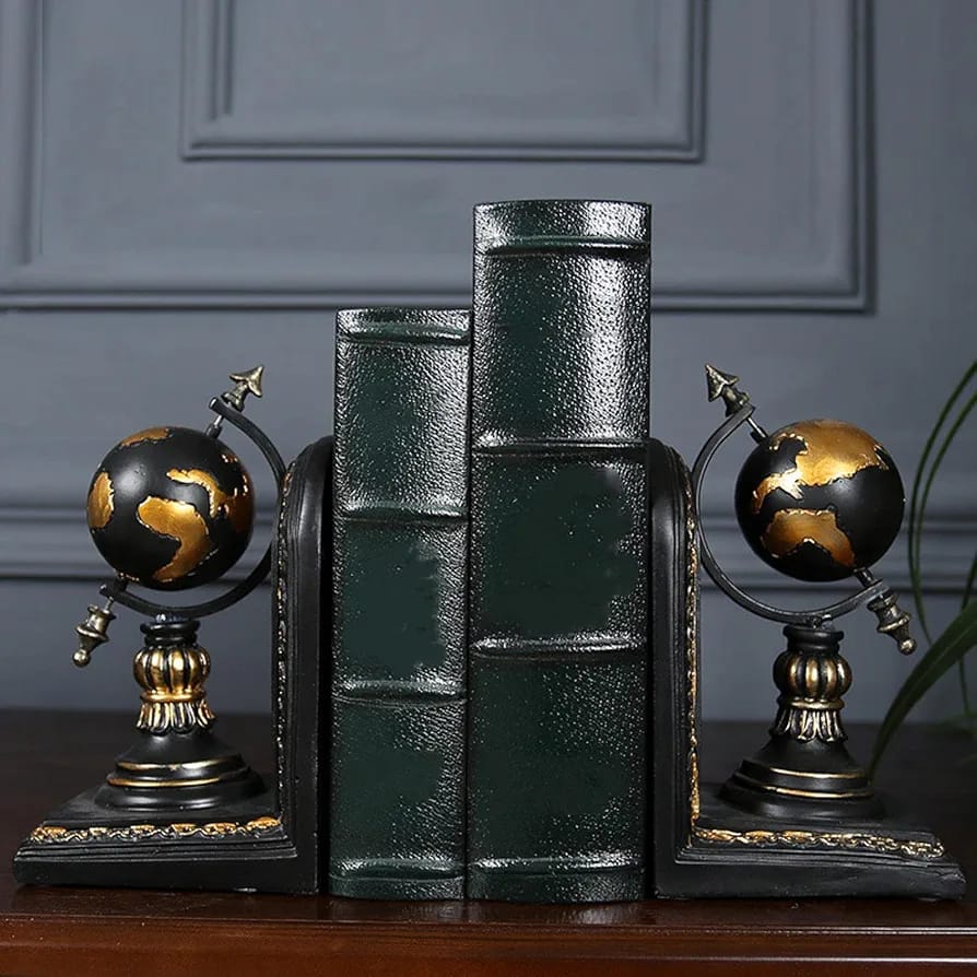 Decorative World Globe Bookends