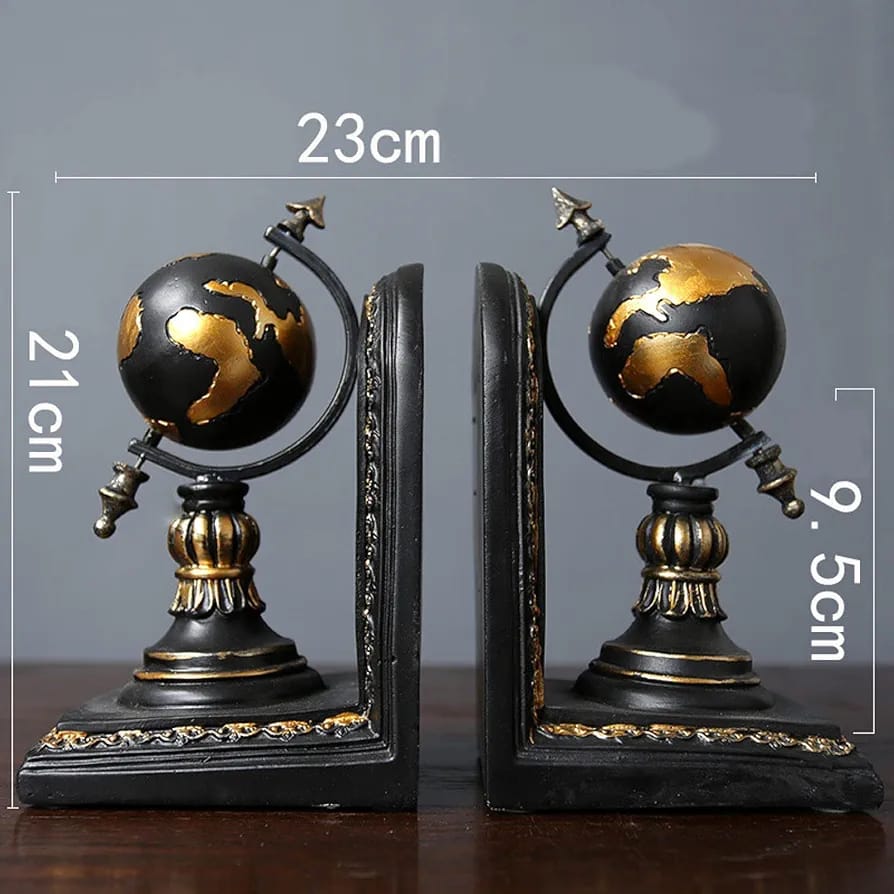 Decorative World Globe Bookends