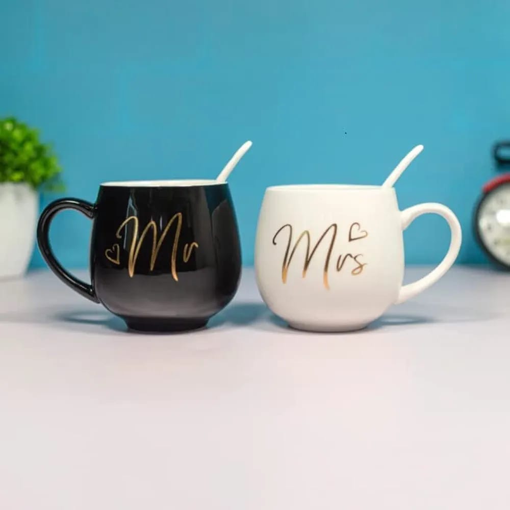 Personalized Mr. & Mrs. Mug Set of 2