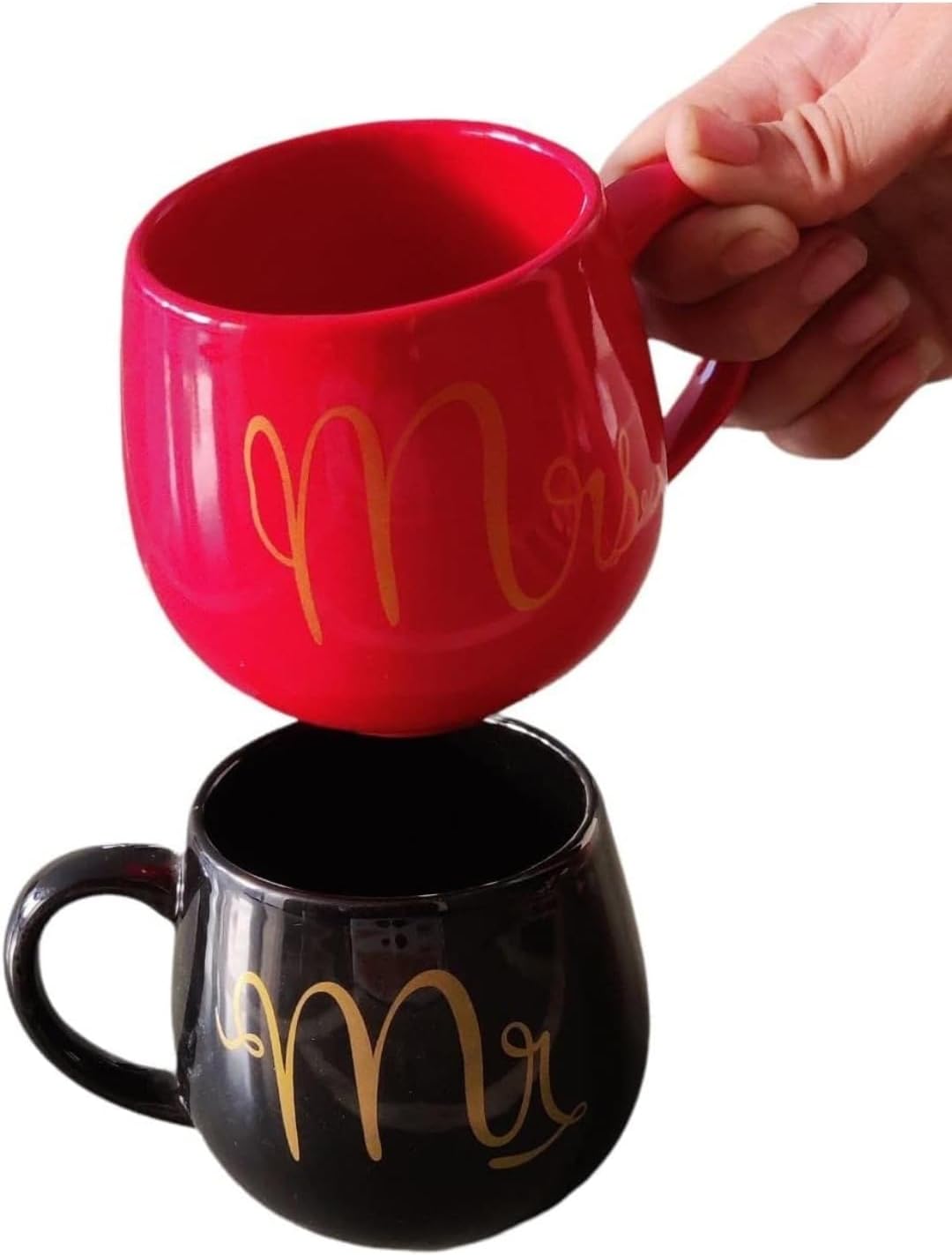 Personalized Mr. & Mrs. Mug Set of 2