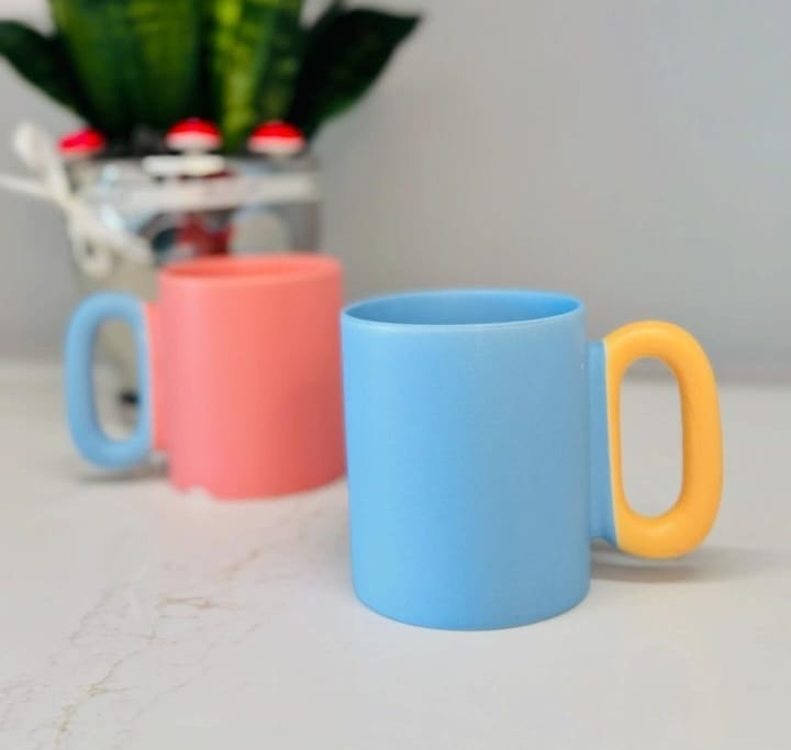 Cute Creative Crooked Handle Coffee Mug