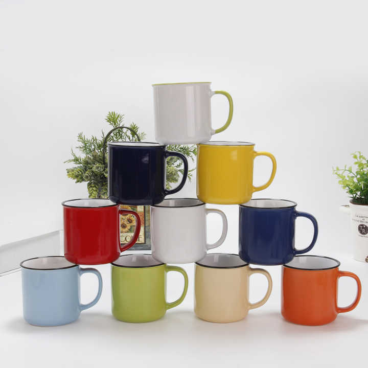 Matt Color Glazed  Ceramic Coffee Mug