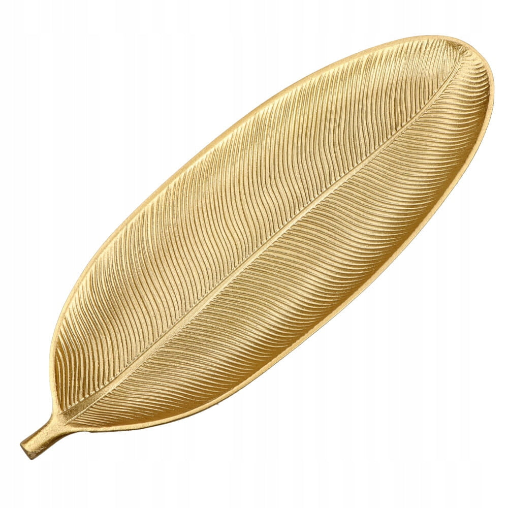 Leaf Shape Metal Serving Tray