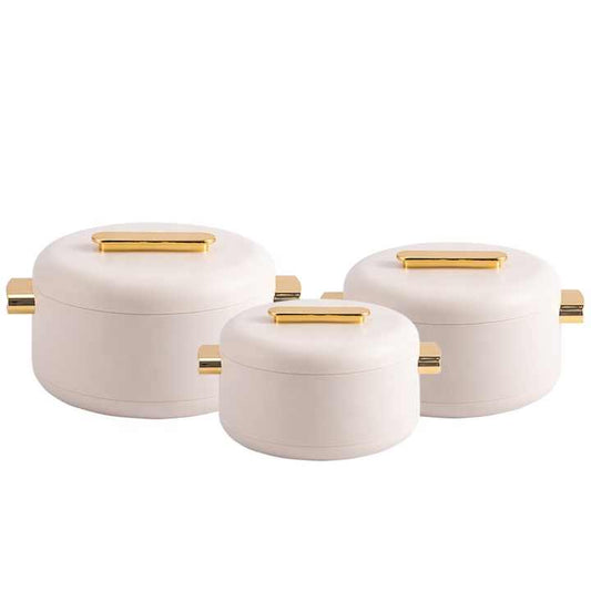 Elegant Design 3 pcs Insulated Hotpot Set